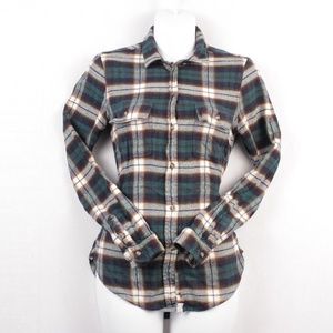 American Eagle Womens Flannel Size XS Slim Fit